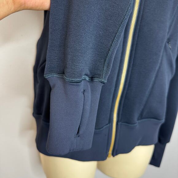 Lululemon Warm Core Hoodie Jacket Inkwell Navy Full Zip Women's 8 - Picture 6 of 14